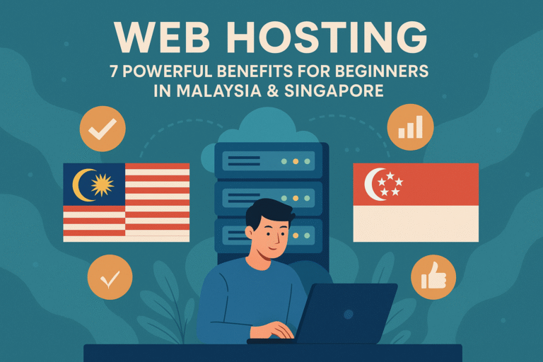Unlock Success: 7 Hosting Benefits for MY & SG Beginners Web Hosting 768x512